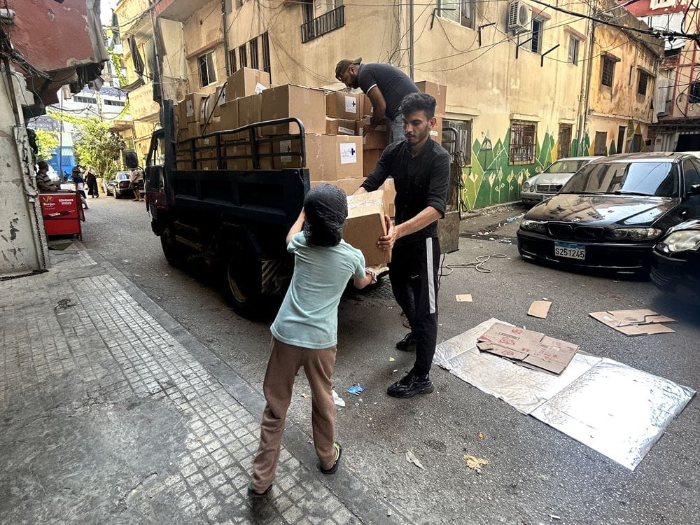 Lebensmittelverteilung Libanon