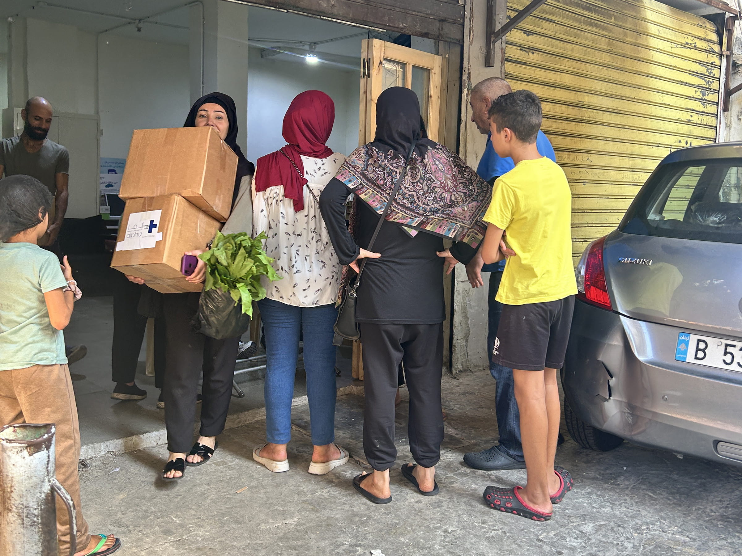 Lebensmittelverteilung Libanon