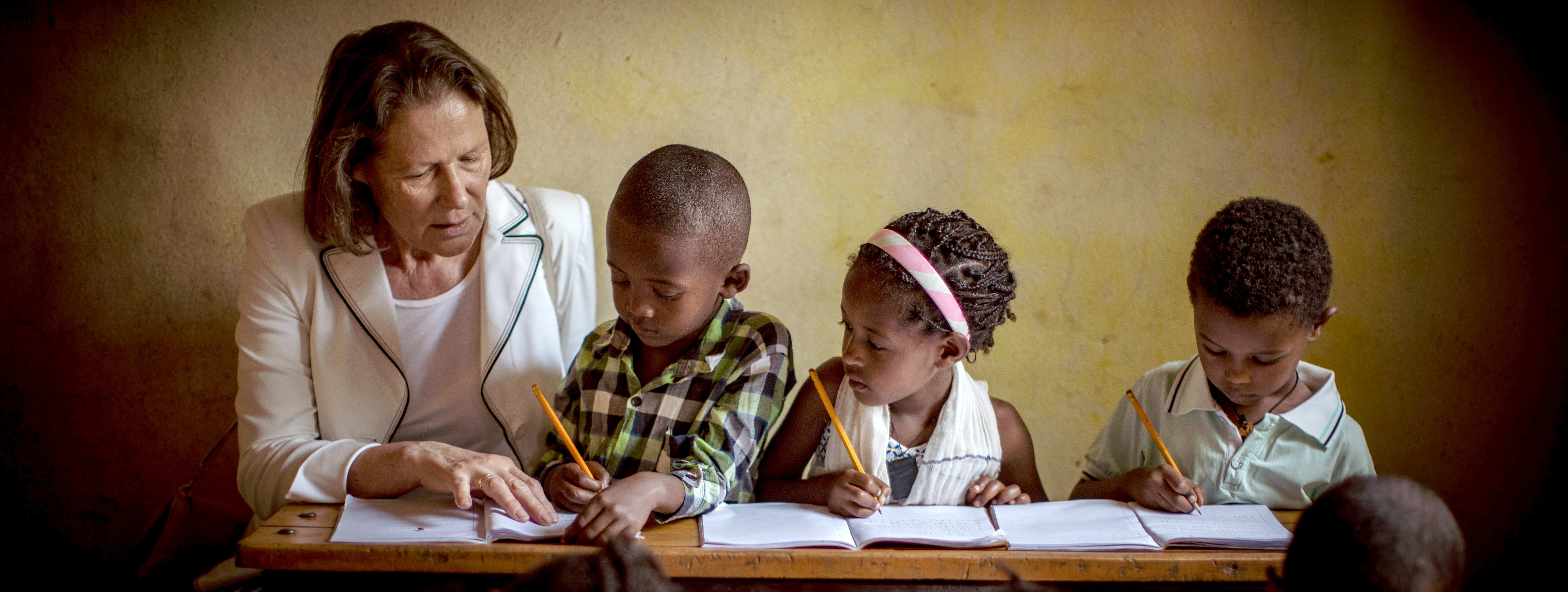 Stifte und Hefte für die Entwickung