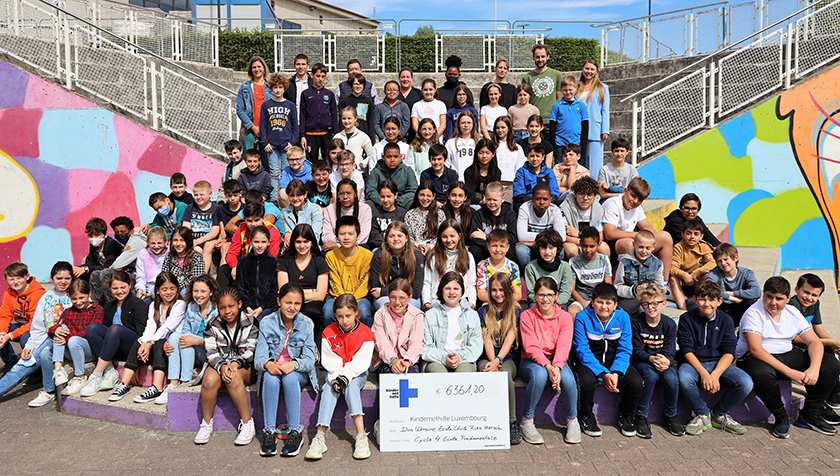 Spendenaktion der Primärschule Cécile Ries in Mersch (Quelle: Kindernothilfe) Spendenaktion der Primärschule Cécile Ries in Mersch (Quelle: Kindernothilfe)