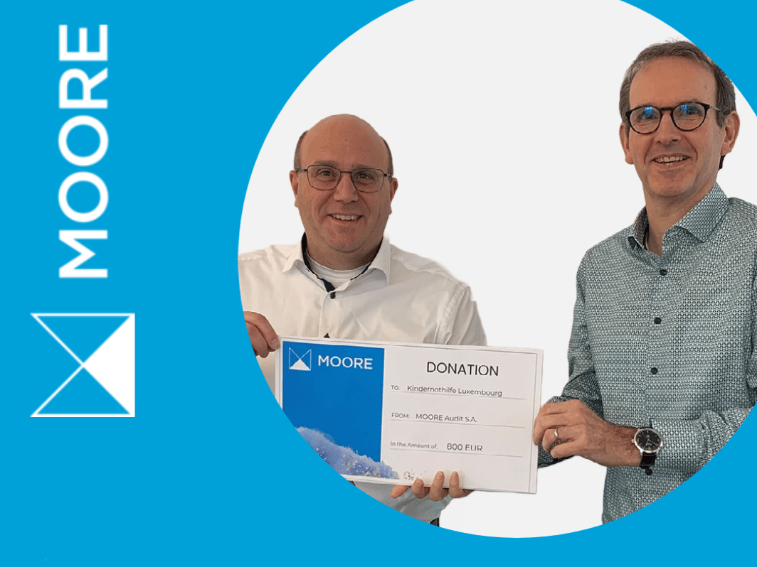 Spendenaktion Moore Audit S.A. Luxembourg (Quelle: Moore)
