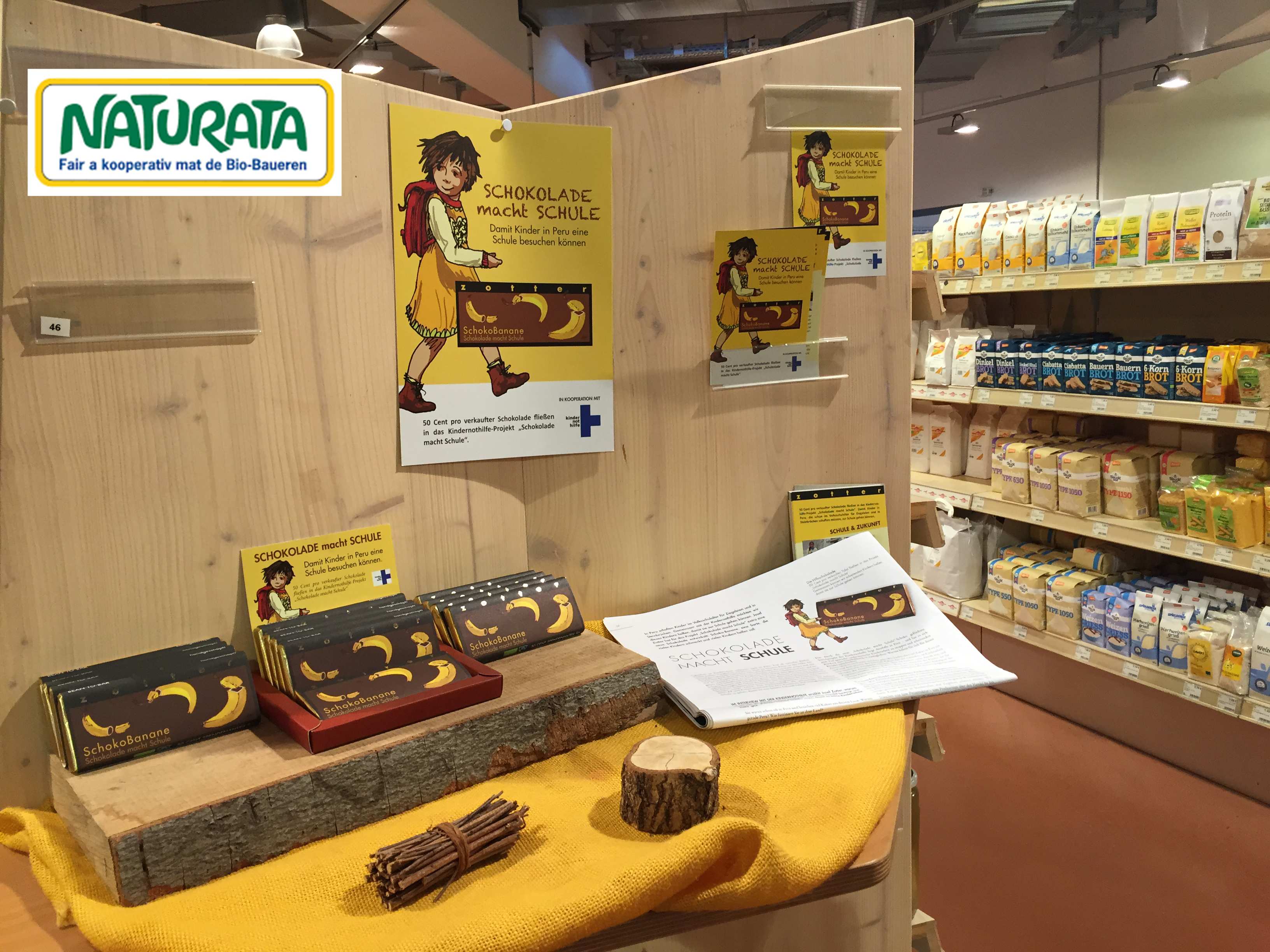 KNH Luxembourg: Spendenaktion Naturata Luxembourg (Foto: Kindernothilfe Luxembourg)