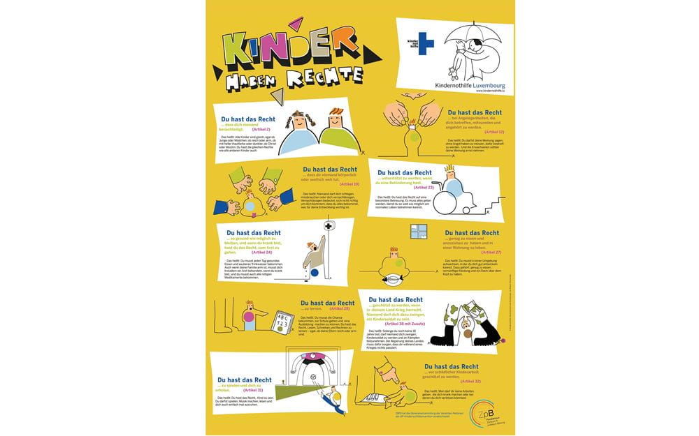 KNHLU Kinderrechte-Poster mit BG KNHLU Kinderrechte-Poster mit BG