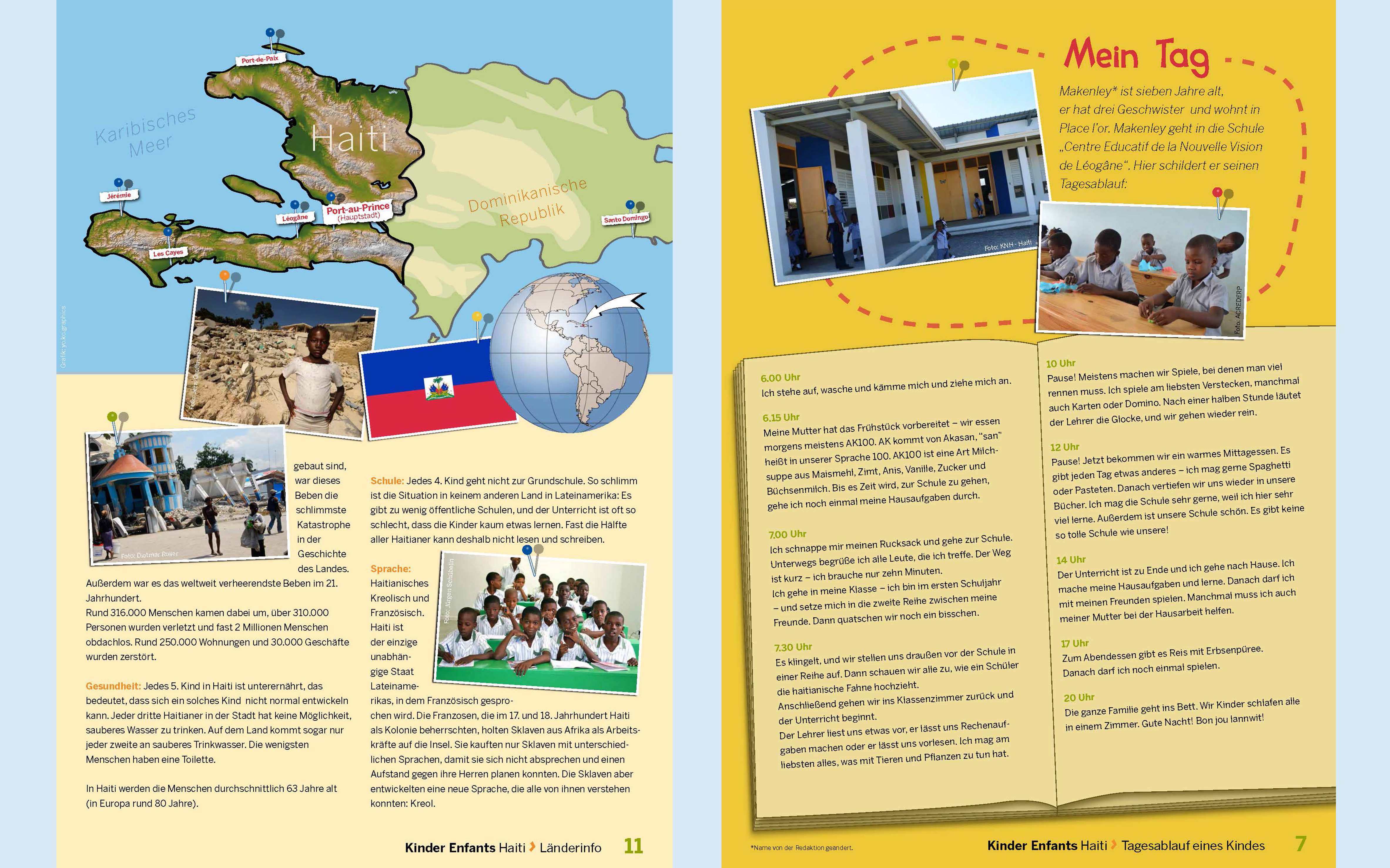 Material KNHLU: Kinder-Enfants Haiti Sliderimage