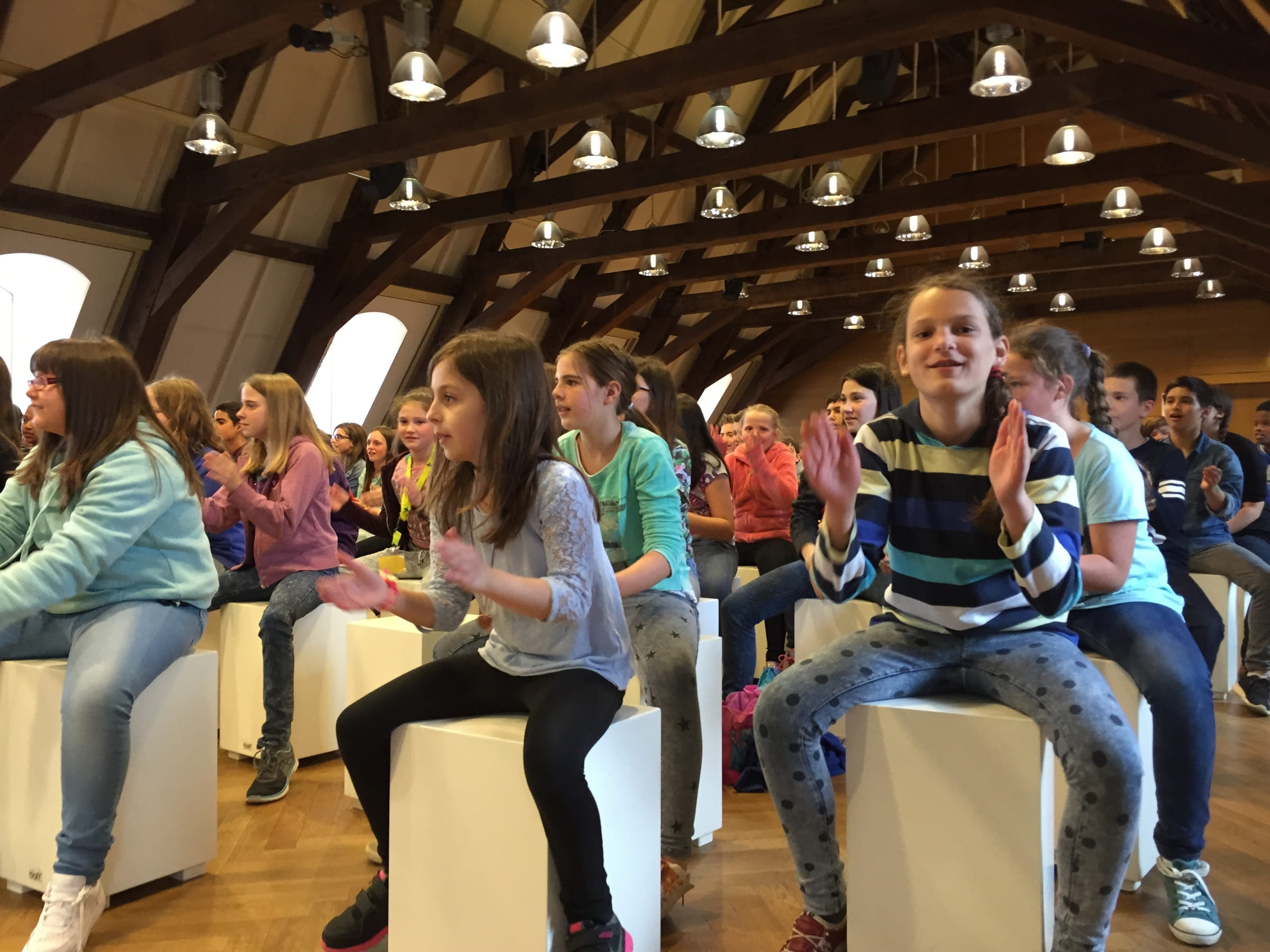 Atelier mit Shary Reeves in Luxembourg 2015 (Quelle: Kindernothilfe Luxembourg) Atelier mit Shary Reeves in Luxembourg 2015 (Quelle: Kindernothilfe Luxembourg)