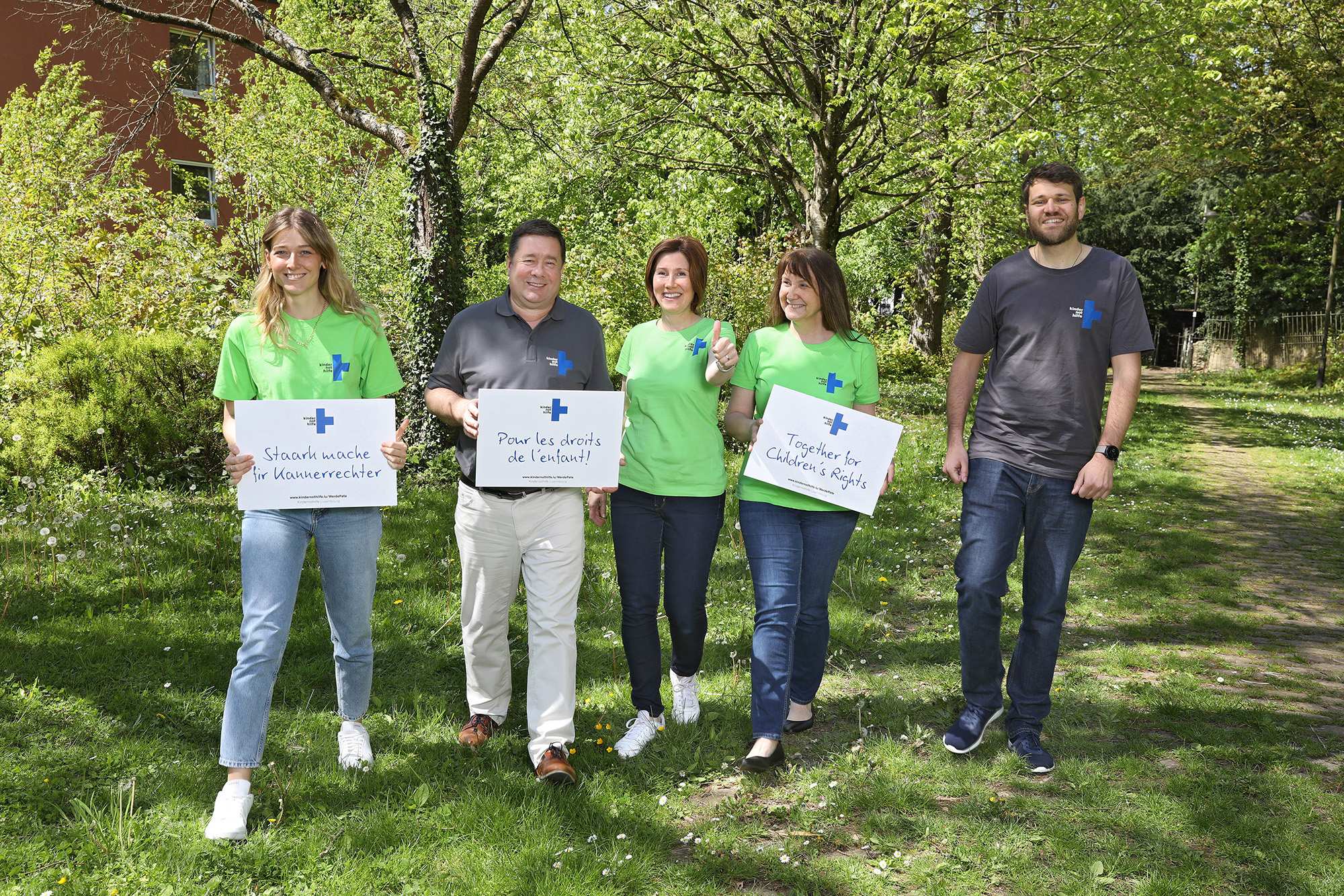 Das Team der Kindernothilfe Luxembourg (Foto: Claudine Bosseler)
