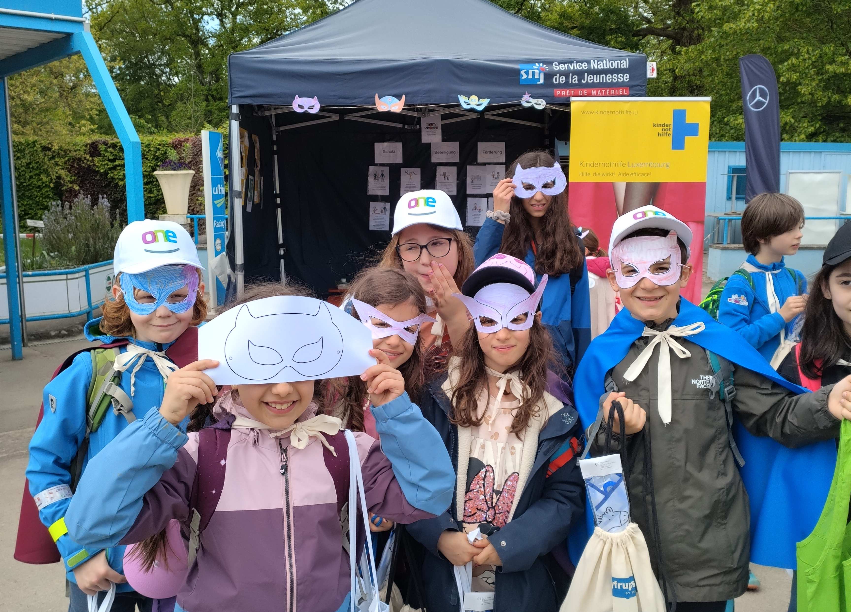 Die Kindernothilfe Luxembourg auf dem Kannerrechtsfest 2023 (Foto: Kindernothilfe Luxembourg)
