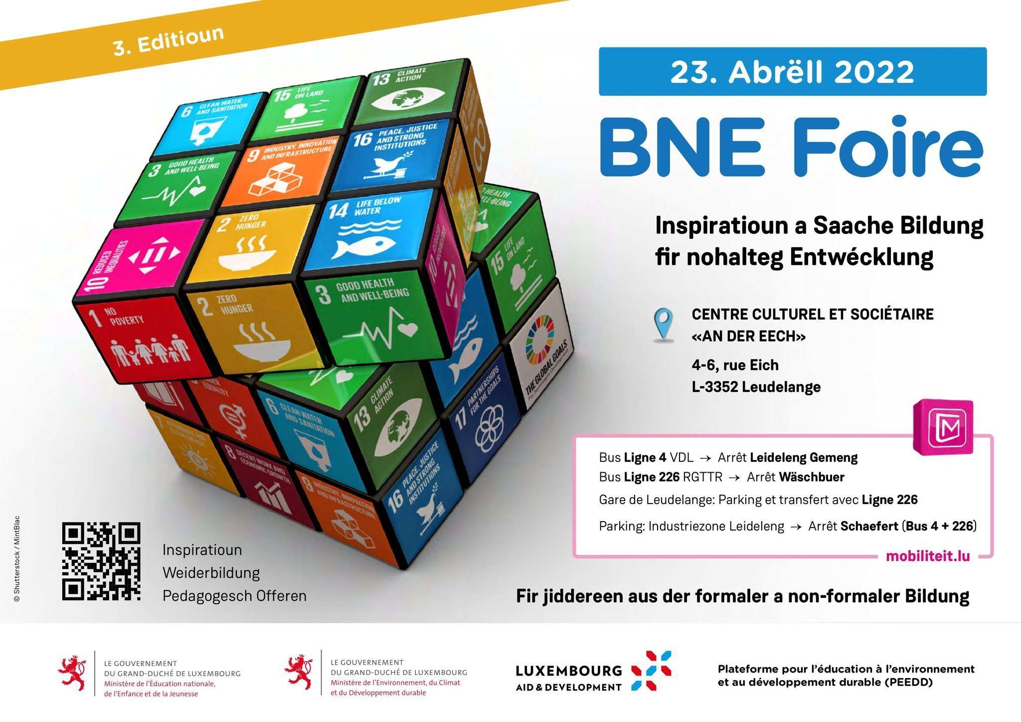 Foire BNE 2022 Veranstaltungshinweis