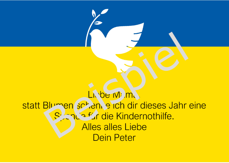 Spendenshop Grusskarte 1