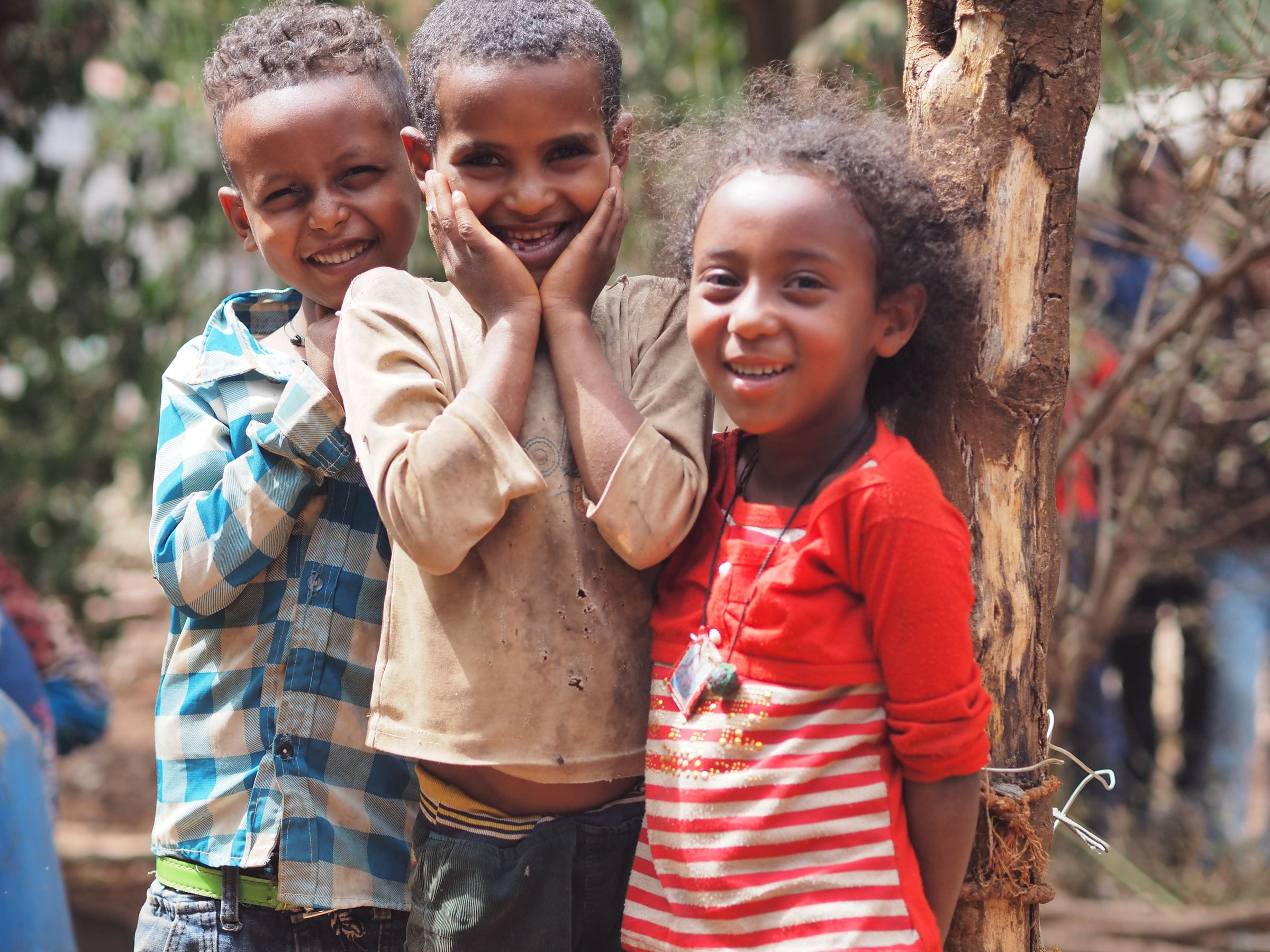 Lachende Kinder in Äthiopien (Quelle: Malte Pfau) Lachende Kinder in Äthiopien (Quelle: Malte Pfau)